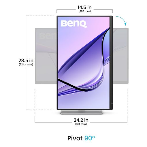 Εικόνα της Οθόνη BenQ MA270S 27" IPS 5K 70 Hz HDR για MacBook Pro/Air 9H.LNYLA.TBE