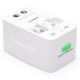 Εικόνα της Φορτιστής Lamtech Universal Travel Adapter 2x USB-A 5W White LAM112969
