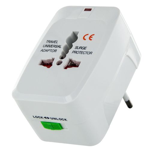Εικόνα της Φορτιστής Lamtech Universal Travel Adapter 2x USB-A 5W White LAM112969
