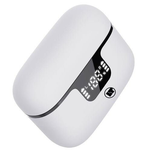 Εικόνα της Earbuds Lamtech Bluetooth ANC & 4-Mic ENC White LAM113041