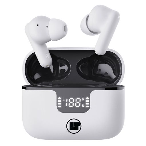 Εικόνα της Earbuds Lamtech Bluetooth ANC & 4-Mic ENC White LAM113041