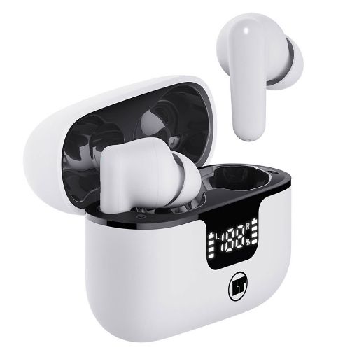 Εικόνα της Earbuds Lamtech Bluetooth ANC & 4-Mic ENC White LAM113041