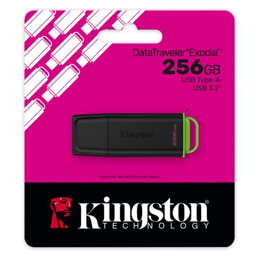 Εικόνα της Kingston DataTraveler Exodia USB 3.2 Type-A 256GB Black DTXG2/256GB